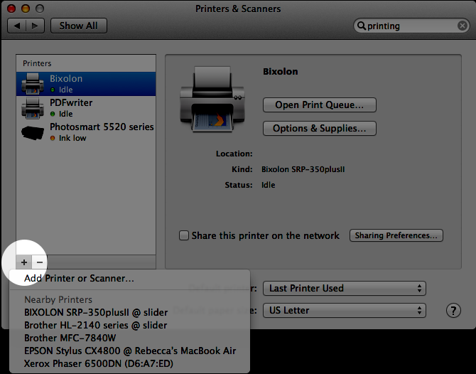 Mac OSX: Configuring and Printing Labels with a Zebra LP 2824 Plus